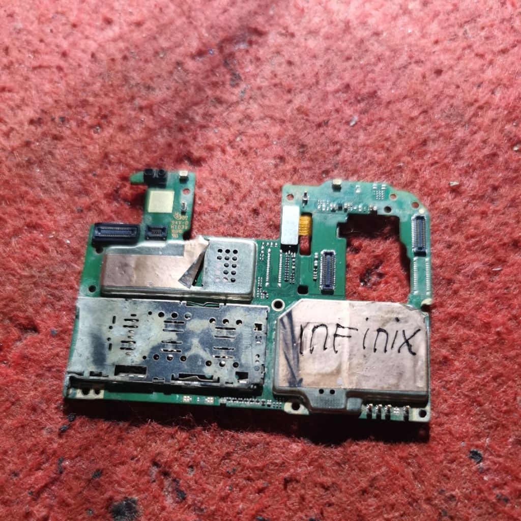 mesin infinix untuk bahan bukan normal. ic cpu emmc ada.