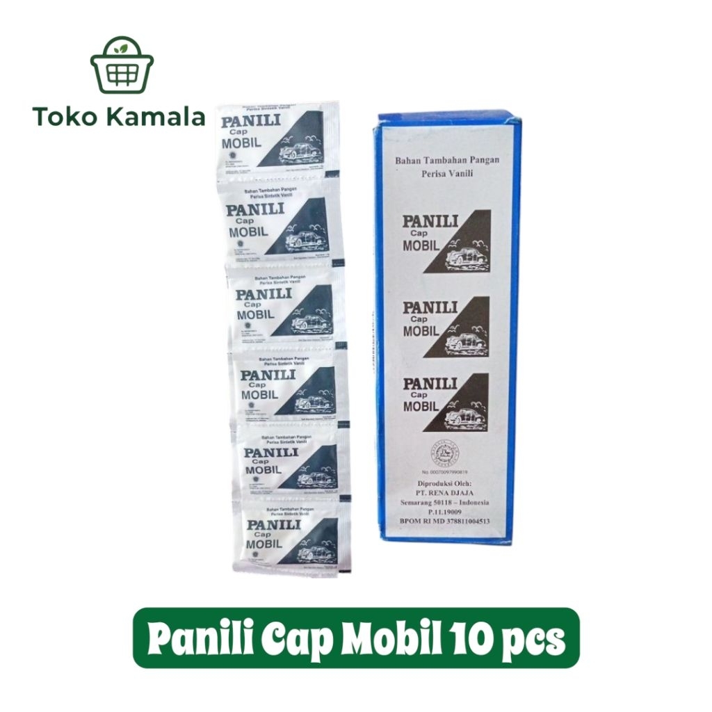Vanilli Cap Mobil 10 pcs