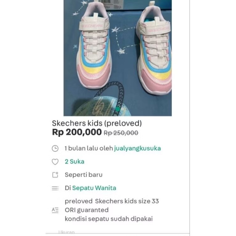 Skechers kids (preloved)