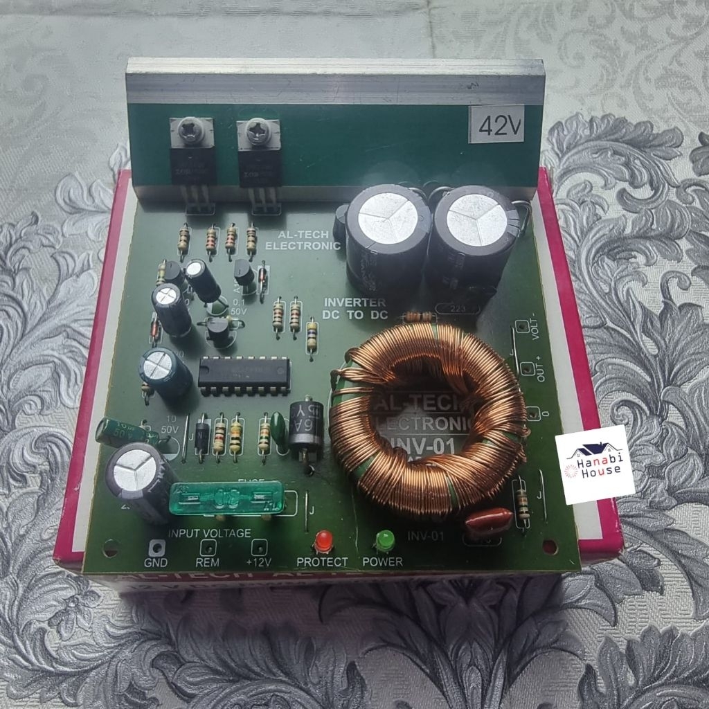 Inverter Kit 12v -42v Dc To Dc 2 TR Input 12v Out 42v