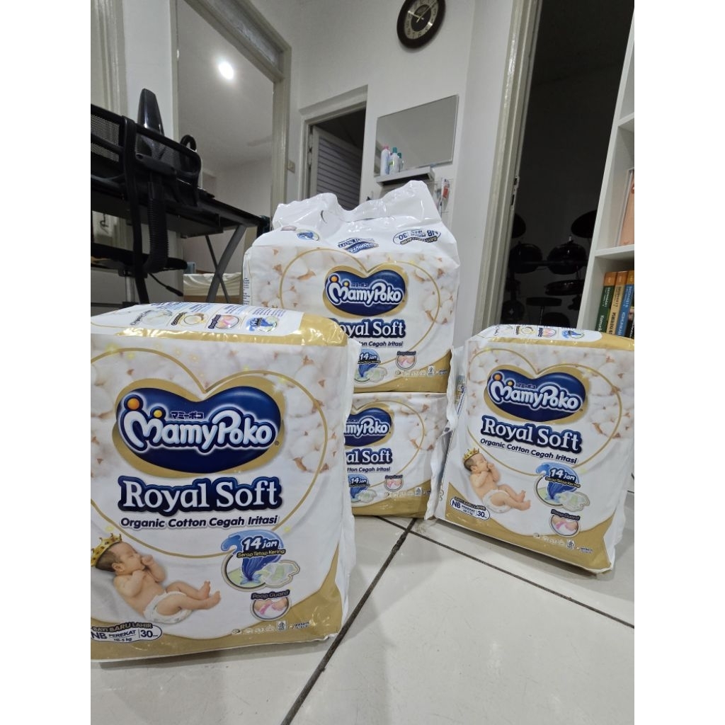JUAL CEPAT Pampers Popok Bayi Mamypoko Royal Soft NB