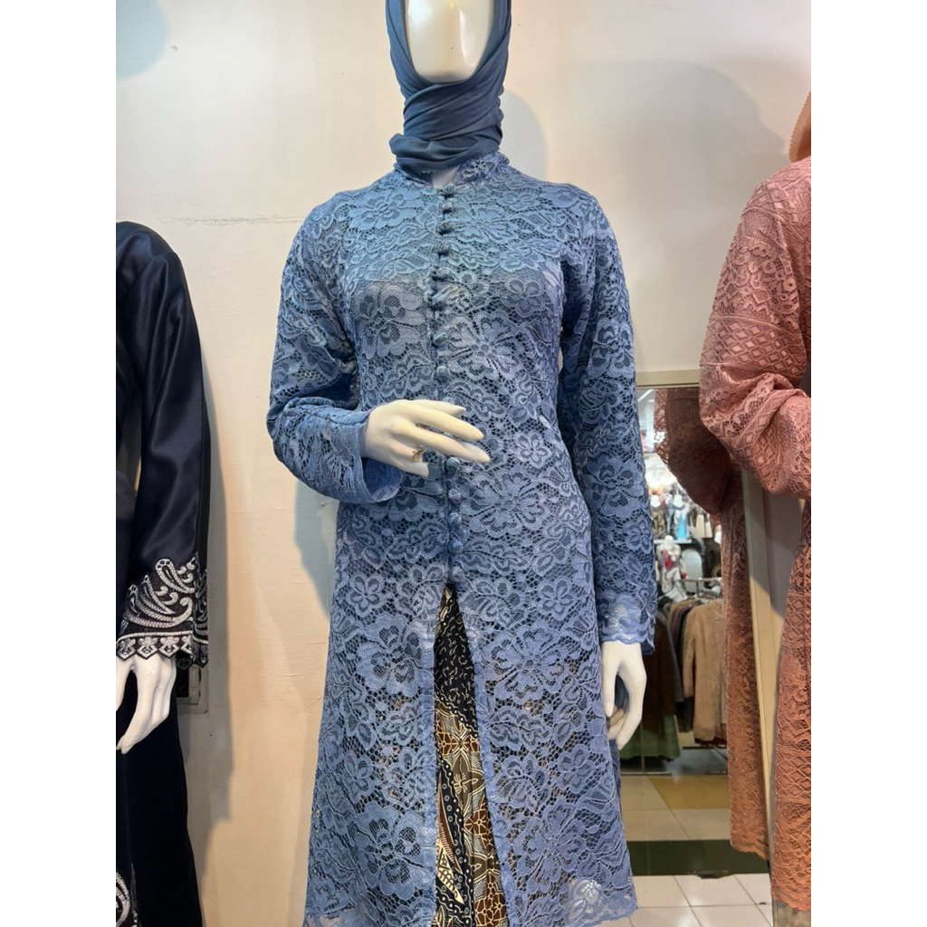 TUNIK BROKAT KEBAYA MODERN MODEL TERBARU