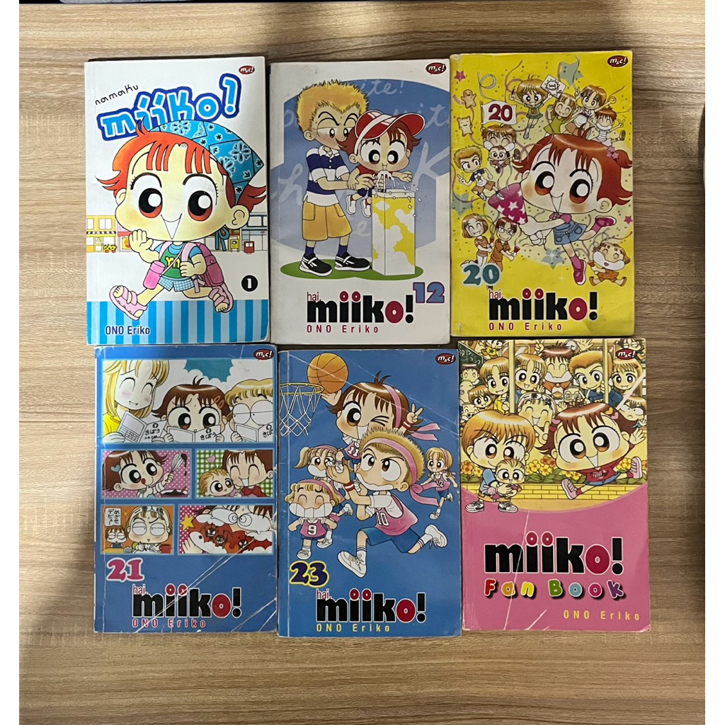 Preloved Miiko Bundling Set (Namaku 1, Hai 12 20 21 22 23, Fanbook)