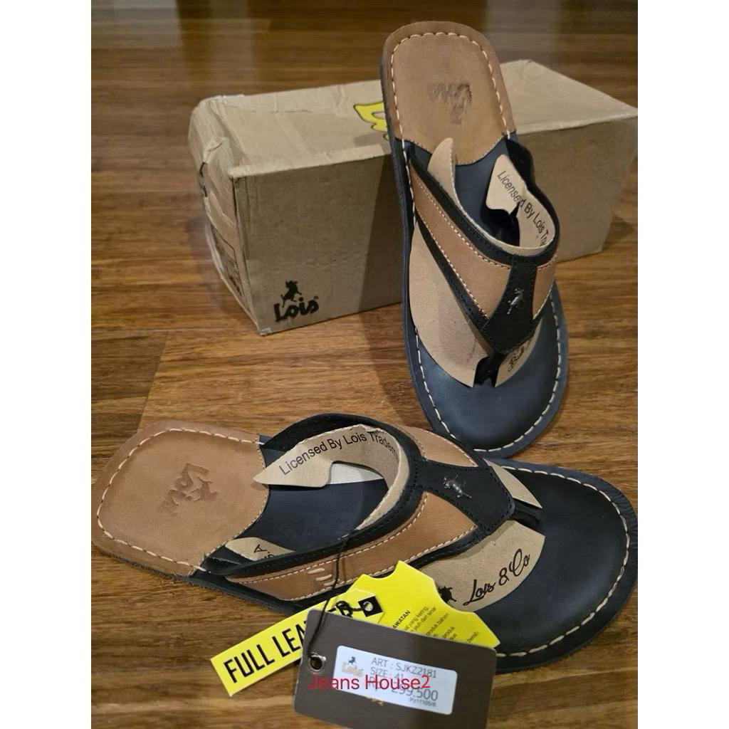 SANDAL JEPIT PRIA | SJKZ2181 | SANDAL KULIT LOIS