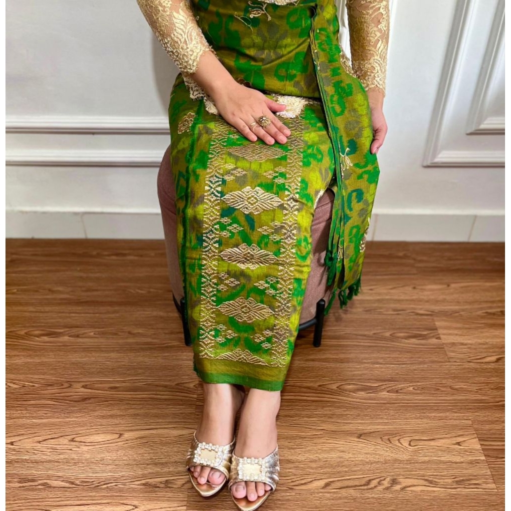 ENDEK TENUN ORIGINAL + SELENDANG / Kamen endek lembaran TERMURAH / kamen endek/ endek BALI / kamen b