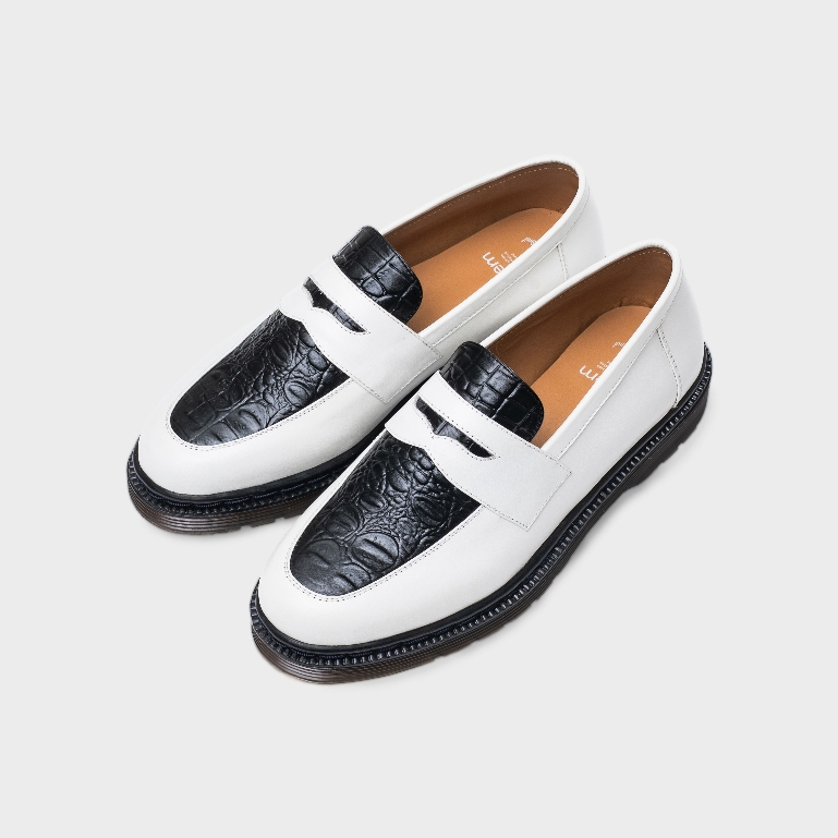 Jovem Loafers Croco Series - Two Tone