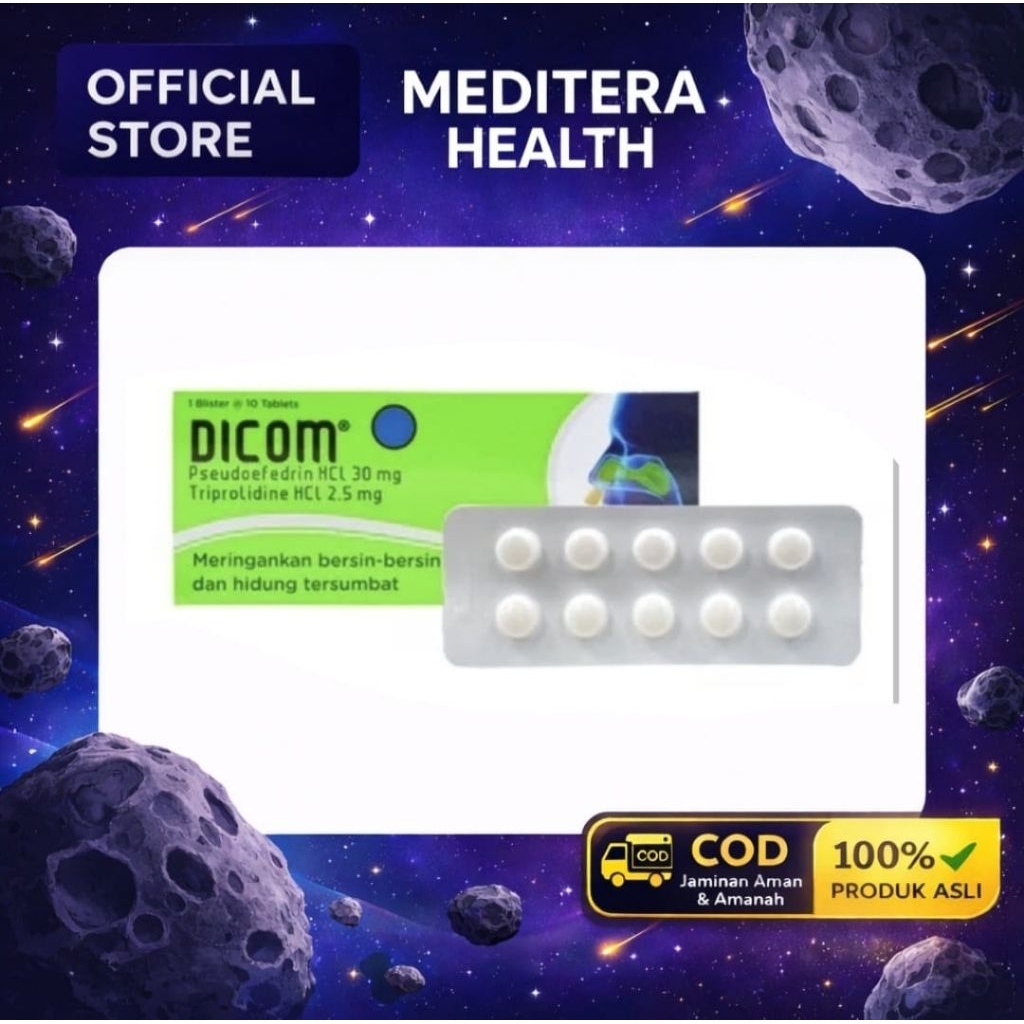 DICOM FLU BERSIN HIDUNG TERSUMBAT @ 1 STRIP