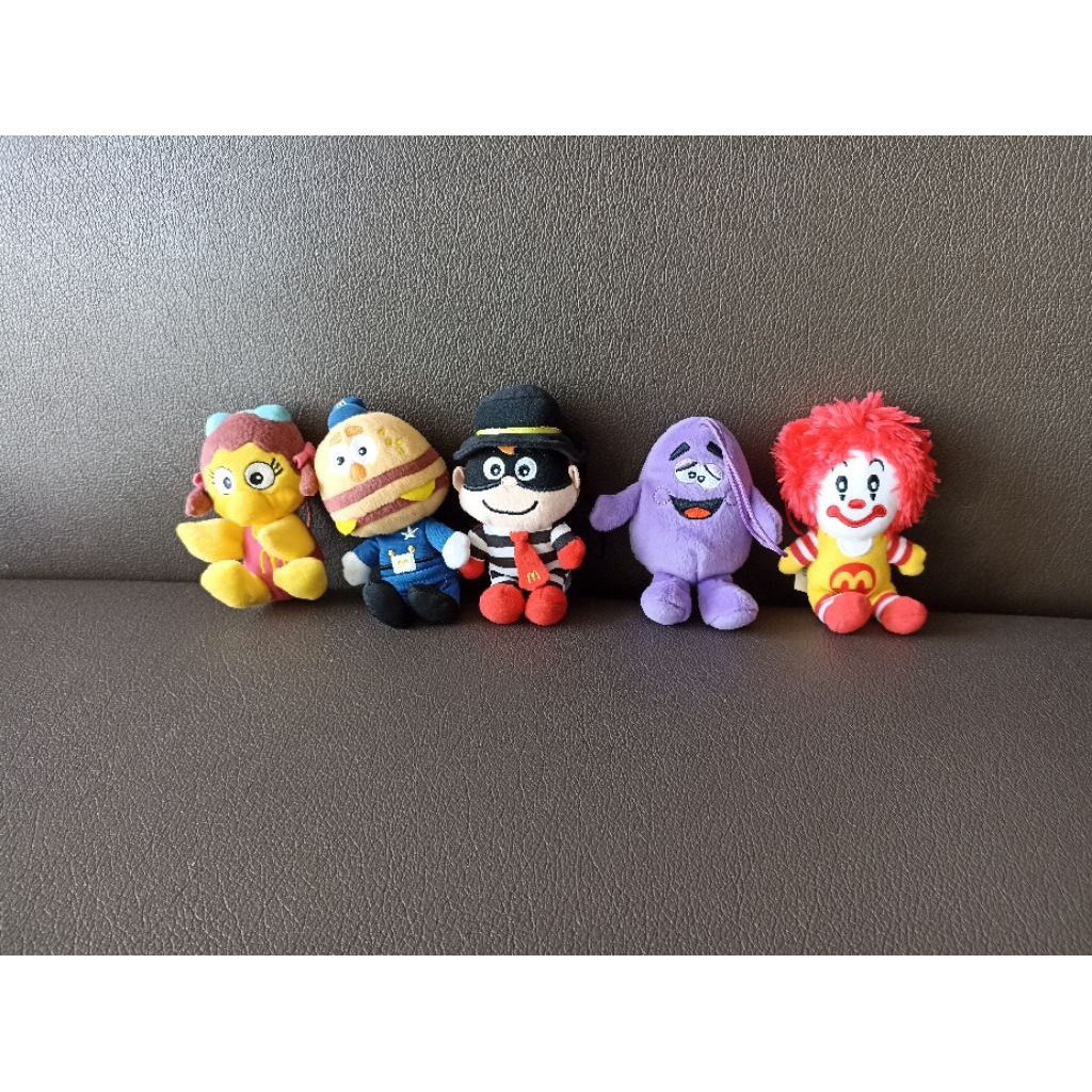 mainan happy meal McDonald Ronald friends set 5 pcs