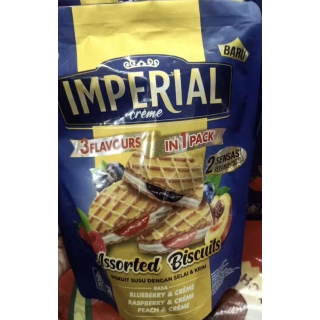 Biskuit Imperial Creme Assorted 140gr Biskuit Sensasi Selai