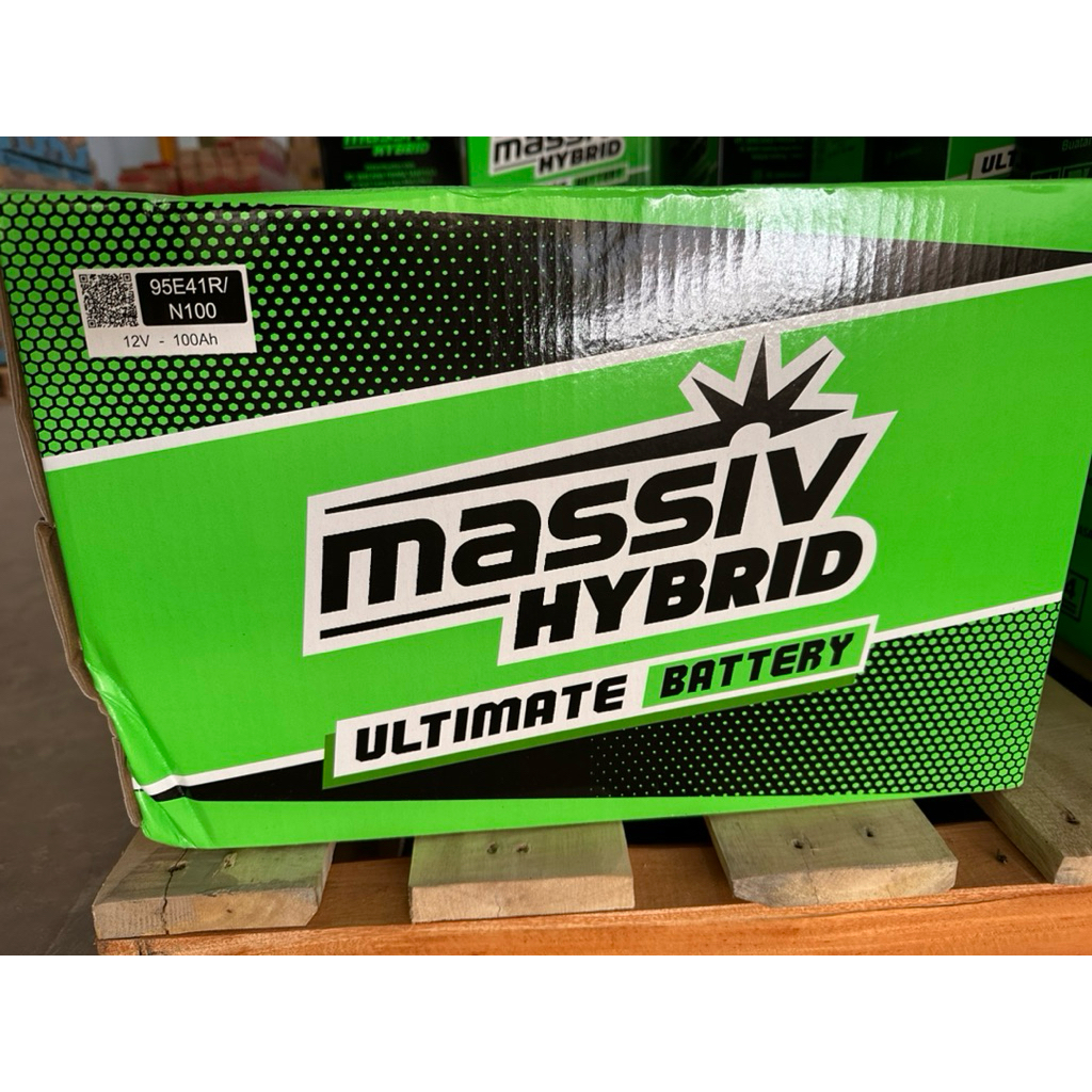 YUASA Massiv ber SNI 100 Ah.Aki basah