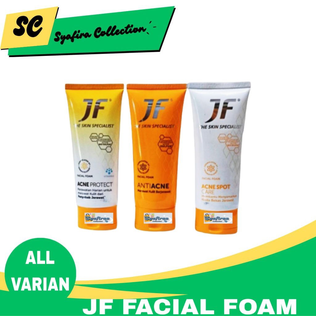 Jf Facial Foam 70gram - Untuk Kulit Berjerawat