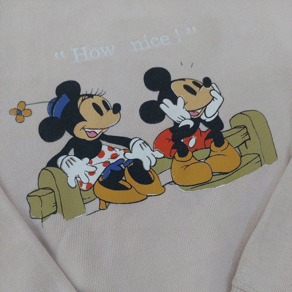 UNIQLO UNI CN CREWNECK ORI X DISNEY ORIGINAL STORE PL MICKEY MINNIE MOUSE