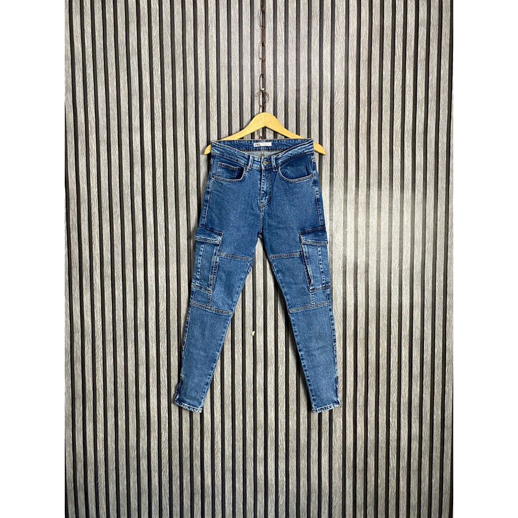 Celana Panjang Pria Jeans Cargo ZARA (LIMITED EDITION)