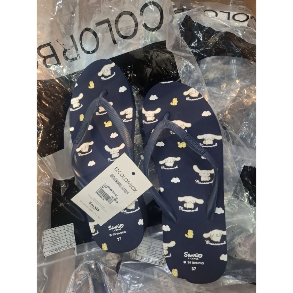 COLORBOX CINAMOROL SANDAL JEPIT. WANITA ORIGINAL