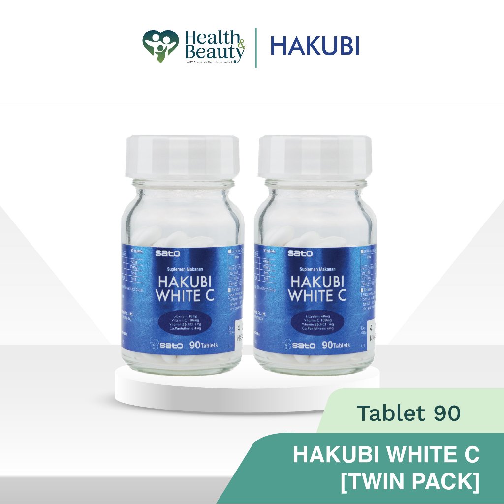 Hakubi White C Suplemen Kesehatan 90 Tablet [Twin Pack]