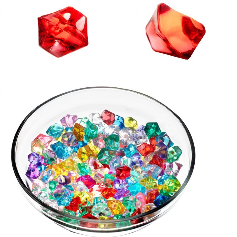 500G Batu Kristal Akrilik Batu Kristal Dekorasi Pot Bunga Dekorasi Akuarium Premium Quality