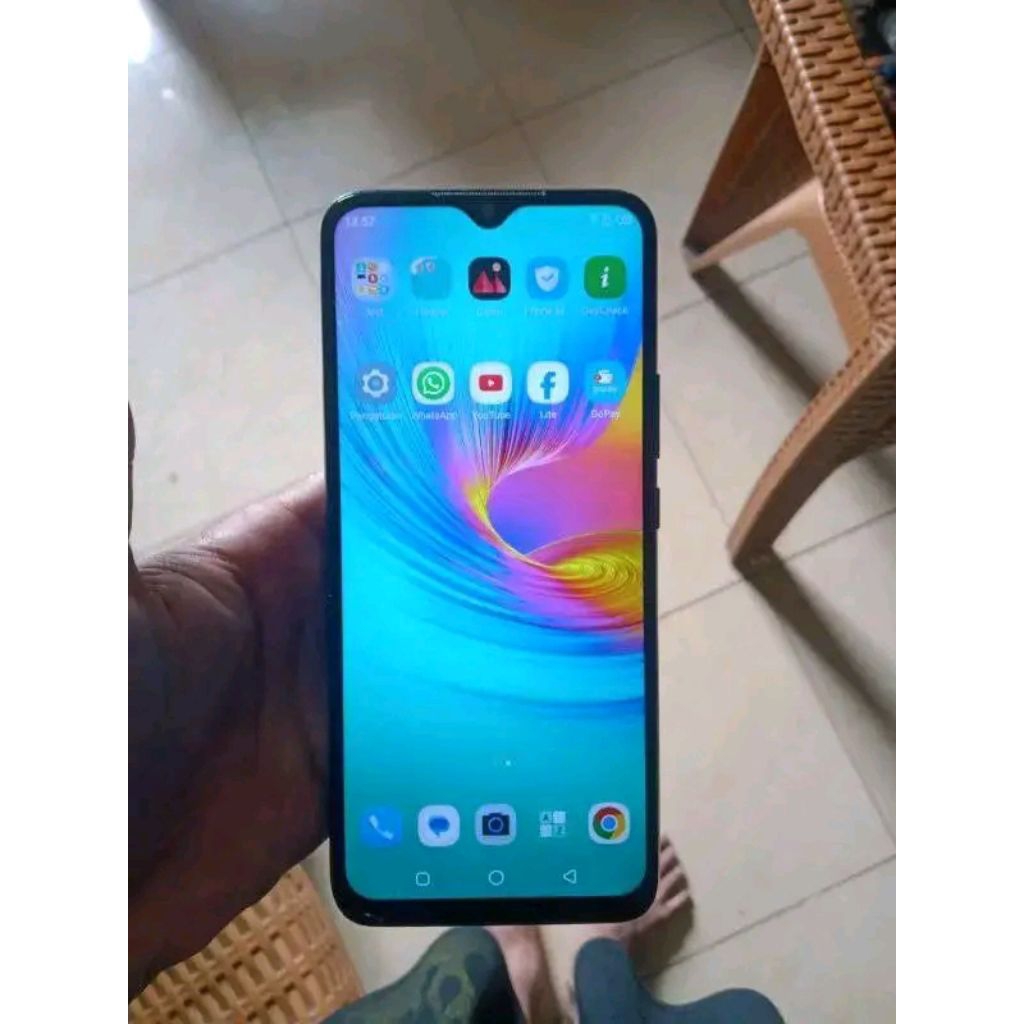 infinix hot 9 play (second) kelengkapan hp only ram 4/64