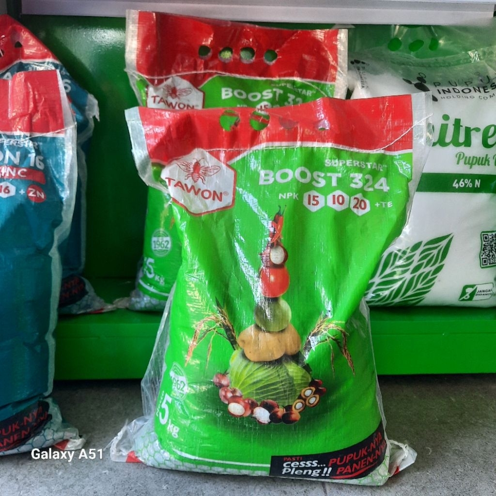 NPK Tawon Booster kemasan Pabrik 5kg 15-10-20 plus TE