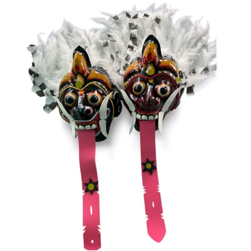 NEW PRODUCT Topeng Leak / Leak Mika / Topeng Rangda / Mainan Anak Anak / Leak Bali