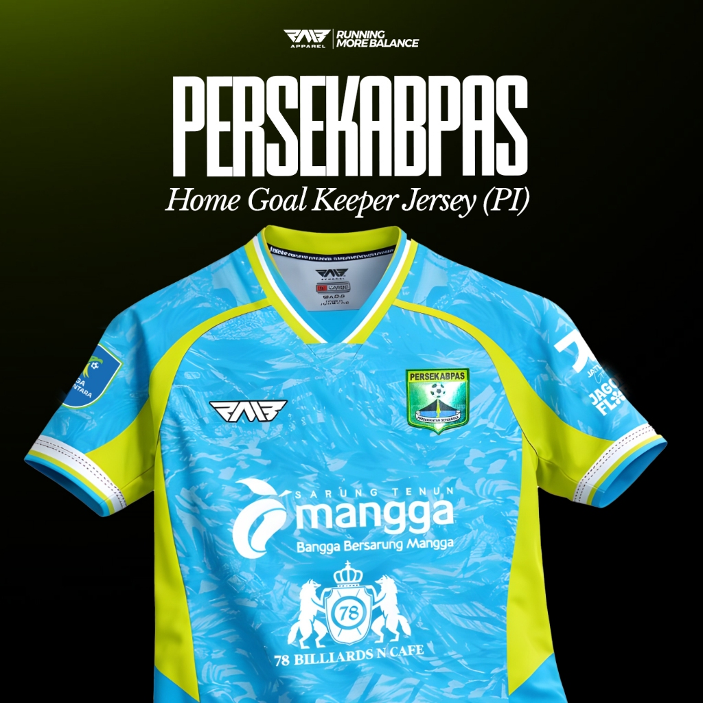PERSEKABPAS HOME GOAL KEEPER ISSUE JERSEY 25/26 | Jersey Only