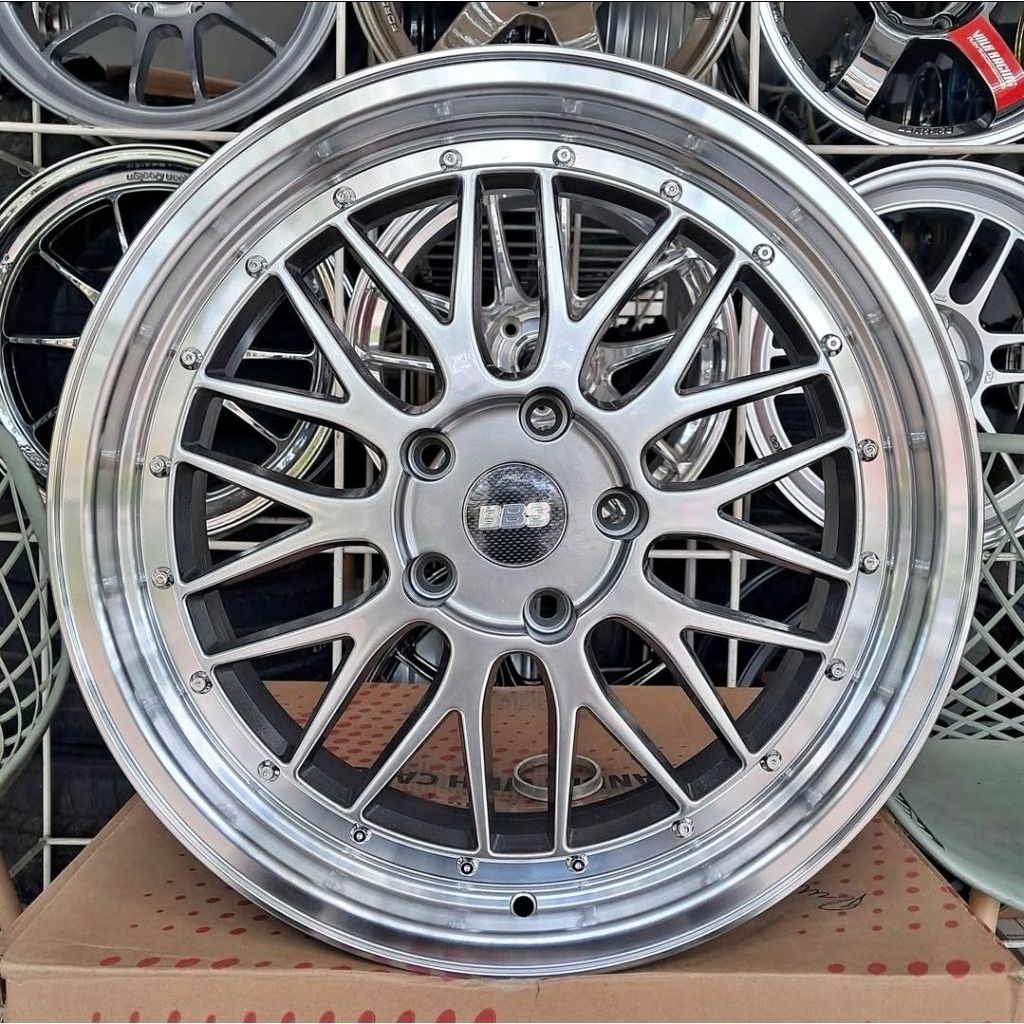 Velg BBS ring 18x8/9 hole 5x120 Offset 35 grey polish