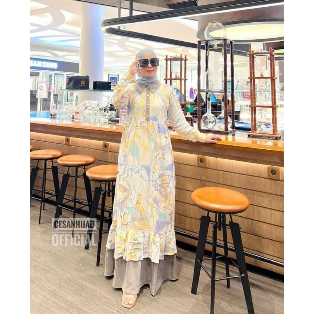 GAMIS DRESS VREYA CESANHIJAB CESAN HIJAB