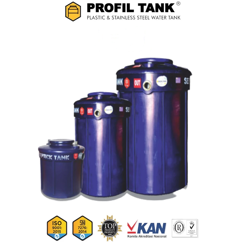 Profil Tank Septick Tank ST 24 46 68 Area Bandung Tasikmalaya dan Cirebon