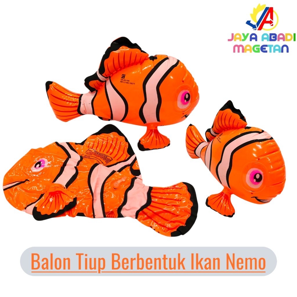 MAINAN ANAK-ANAK BALON TIUP KARAKTER/BALON MODEL IKAN NEMO