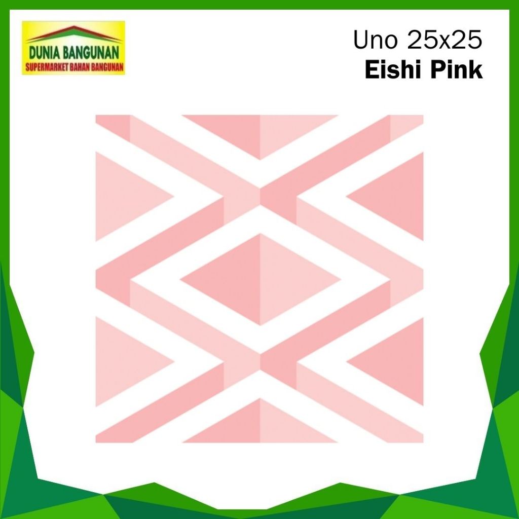 Keramik Lantai 25x25 Uno Eishi Pink KW1 Keramik Lantai Kamar Mandi Kasar