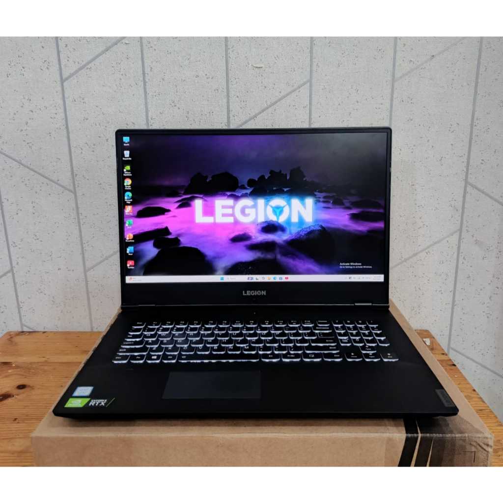 Lenovo Legion Y540 - 17IRH, Core i7-9750H, Ram 8/512Gb, #RTX2060 6Gb, #IPS, #Backlight, Lengkap, Bla