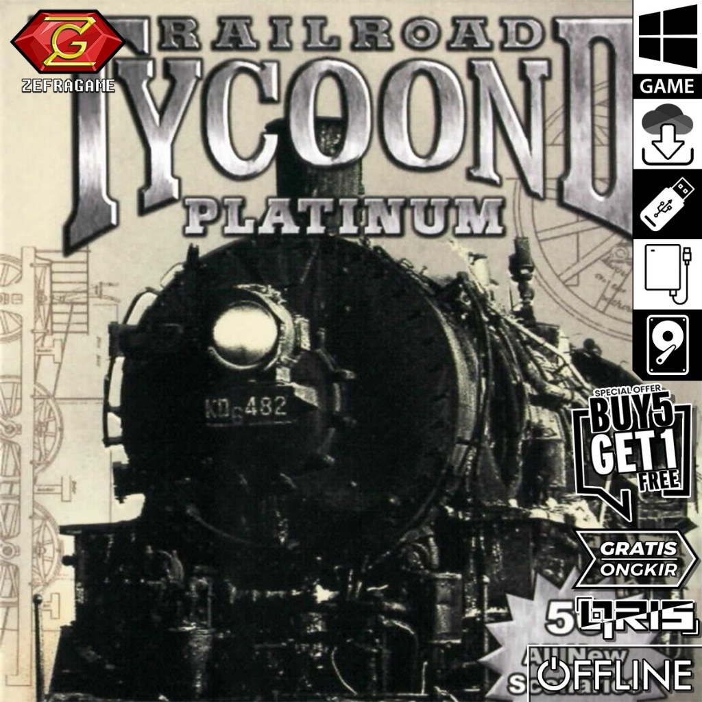Railroad Tycoon 2 Platinum Game PC Laptop Games