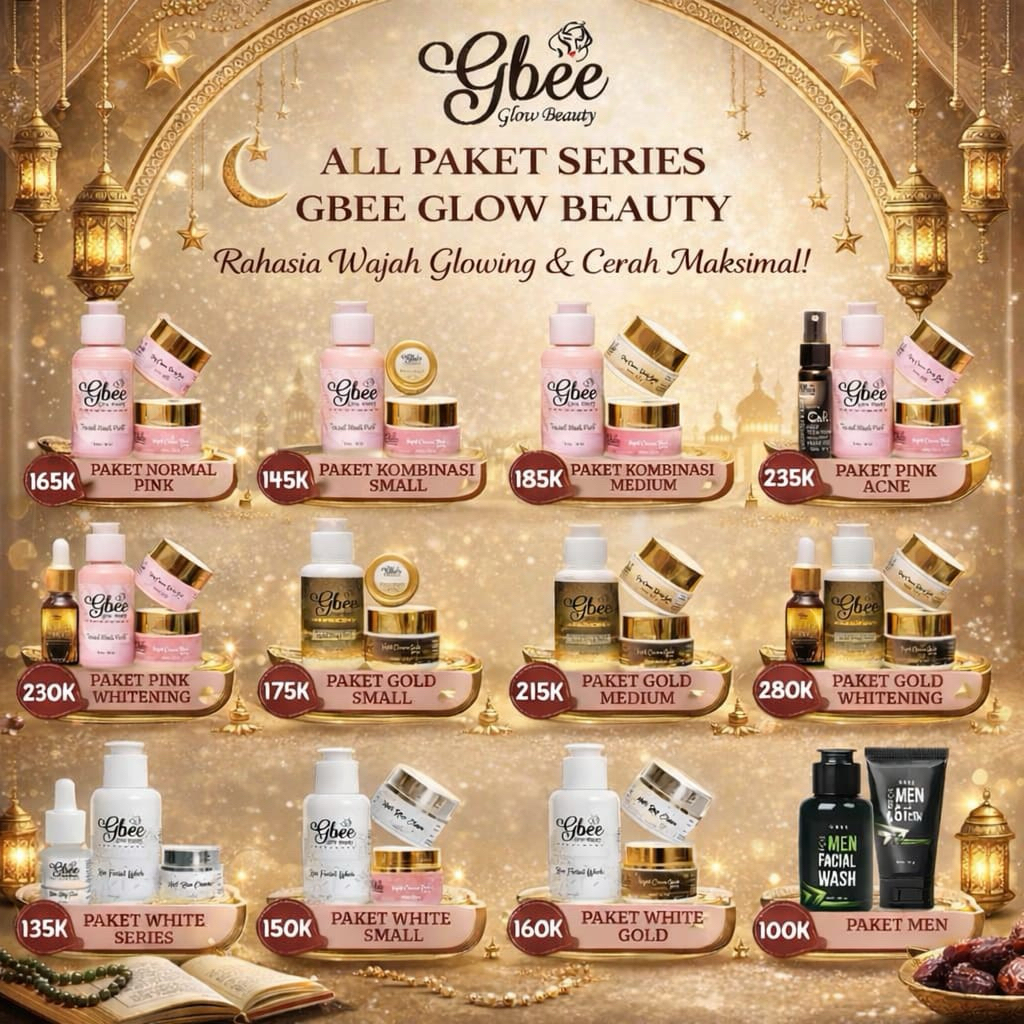 Gbee Glow Beauty Skincare All Paket