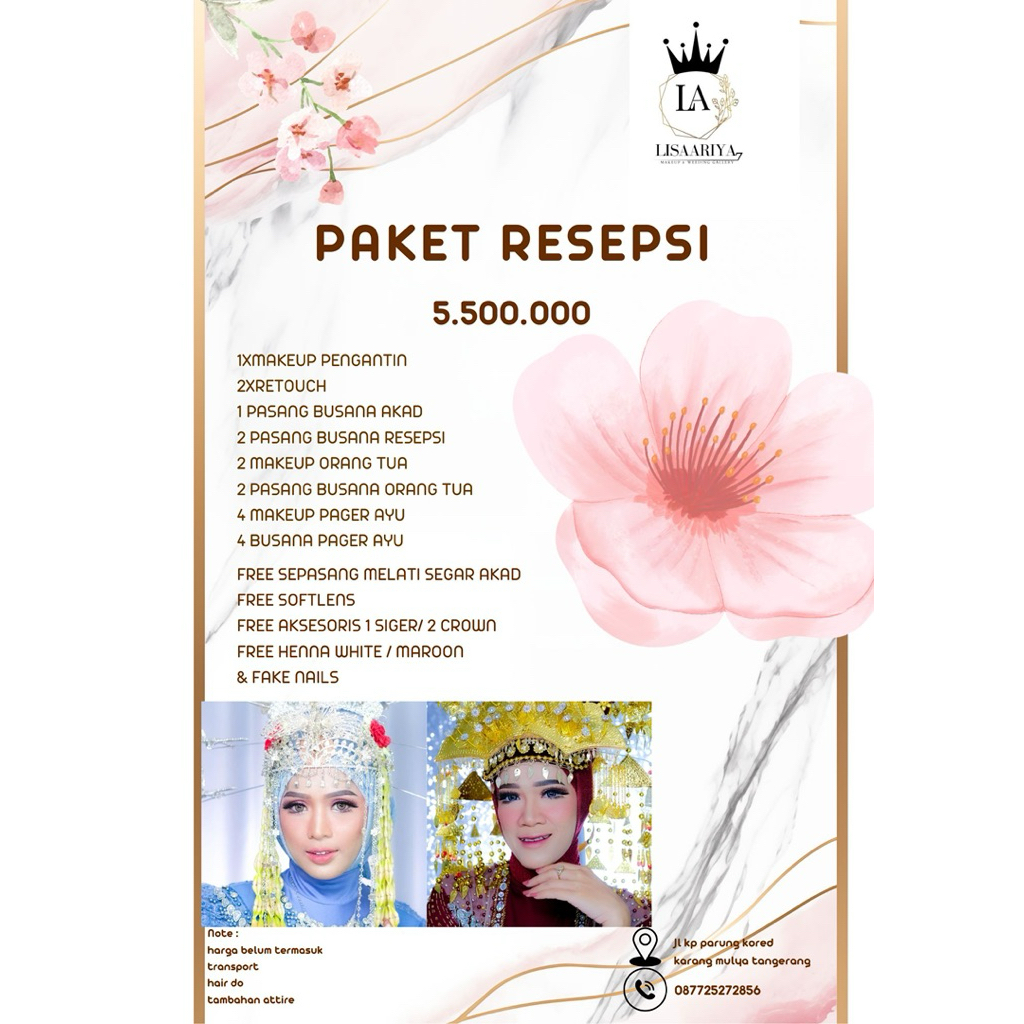 wedding Makeup ,Akad intimate, Unduh Mantu