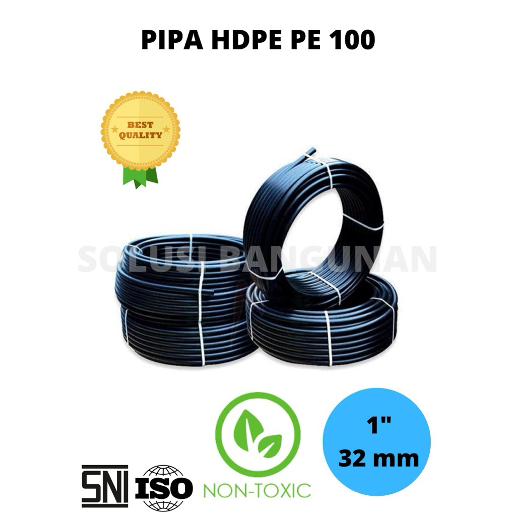 Pipa HDPE 1" inch - 100 METER Selang HDPE Selang Irigasi
