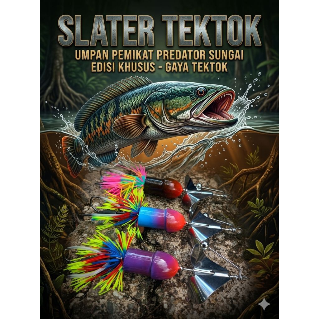 SLETER TEKTOK T*T*T LURE TOMAN UMPAN TOMAN AL-Fath Lure