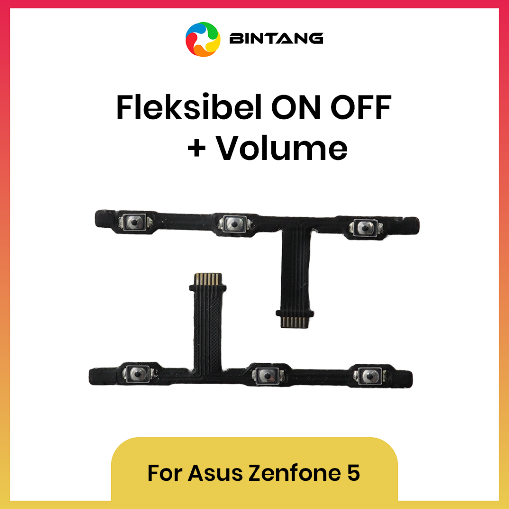 BINTANG FLEXIBLE / FLEKSIBEL POWER ON OFF VOLUME ASUS ZENFONE 5 2018