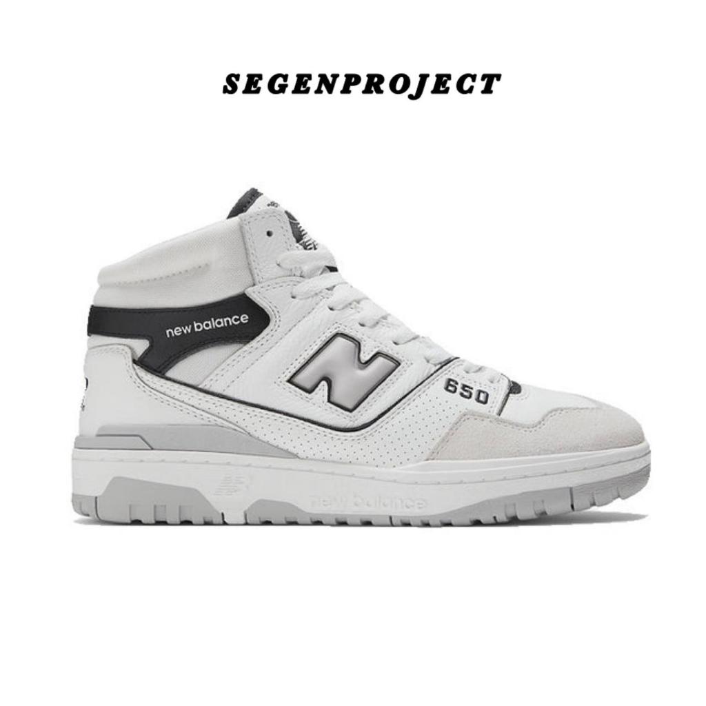 Sneakers New Balance Classic 650 Mid [BB650RWH] Leather White Black Grey