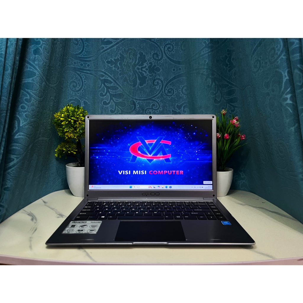 Laptop Axioo 14E Second | Celeron N4000 | RAM 4GB DDR4 | SSD 128GB | Siap Pakai