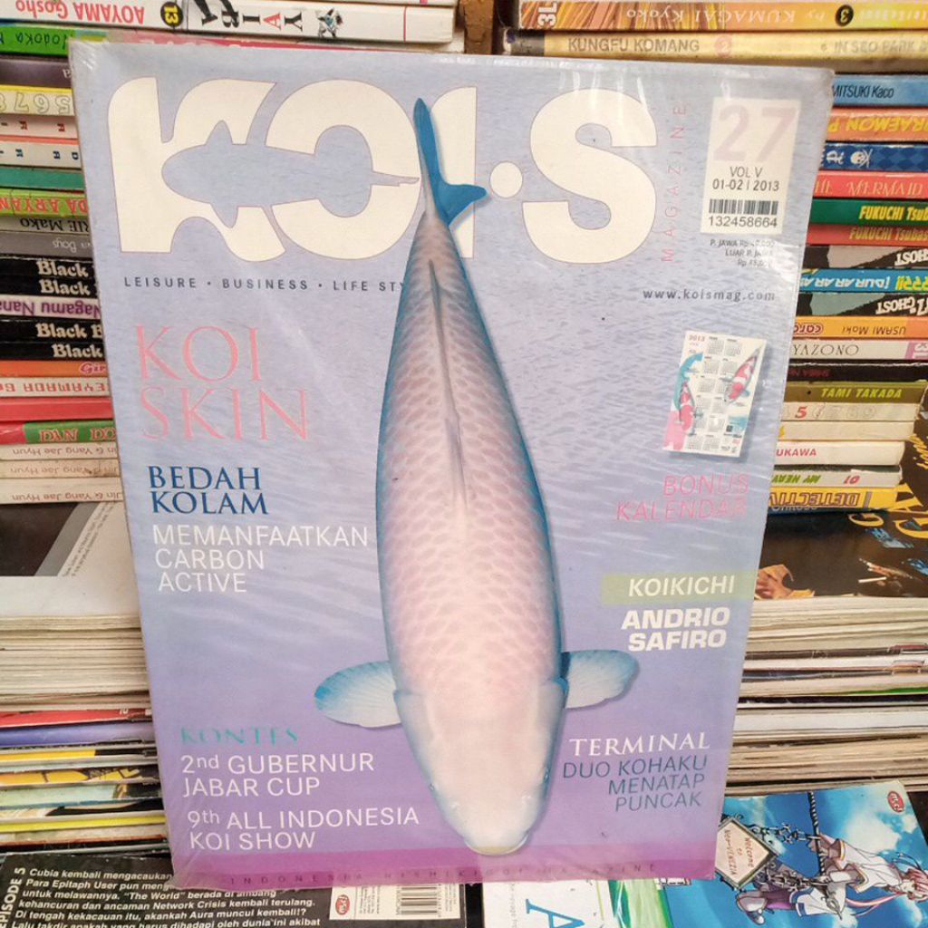 majalah koi magazine no 27 tahun 2013 segel ada bonus kalender