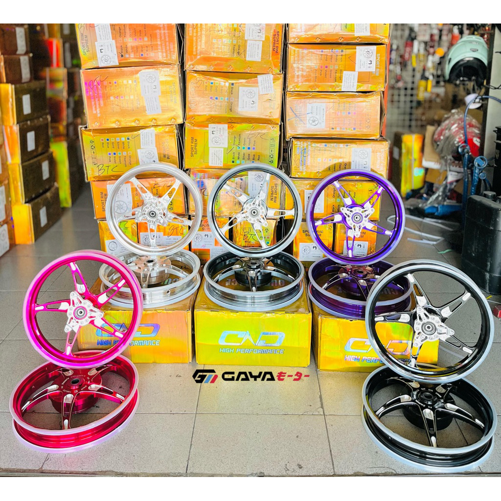 Velg DND K SPEED NMAX ALL NEW / OLD AEROX ALL NEW OLD UK300/350/Ring13 VARIO125 RING14