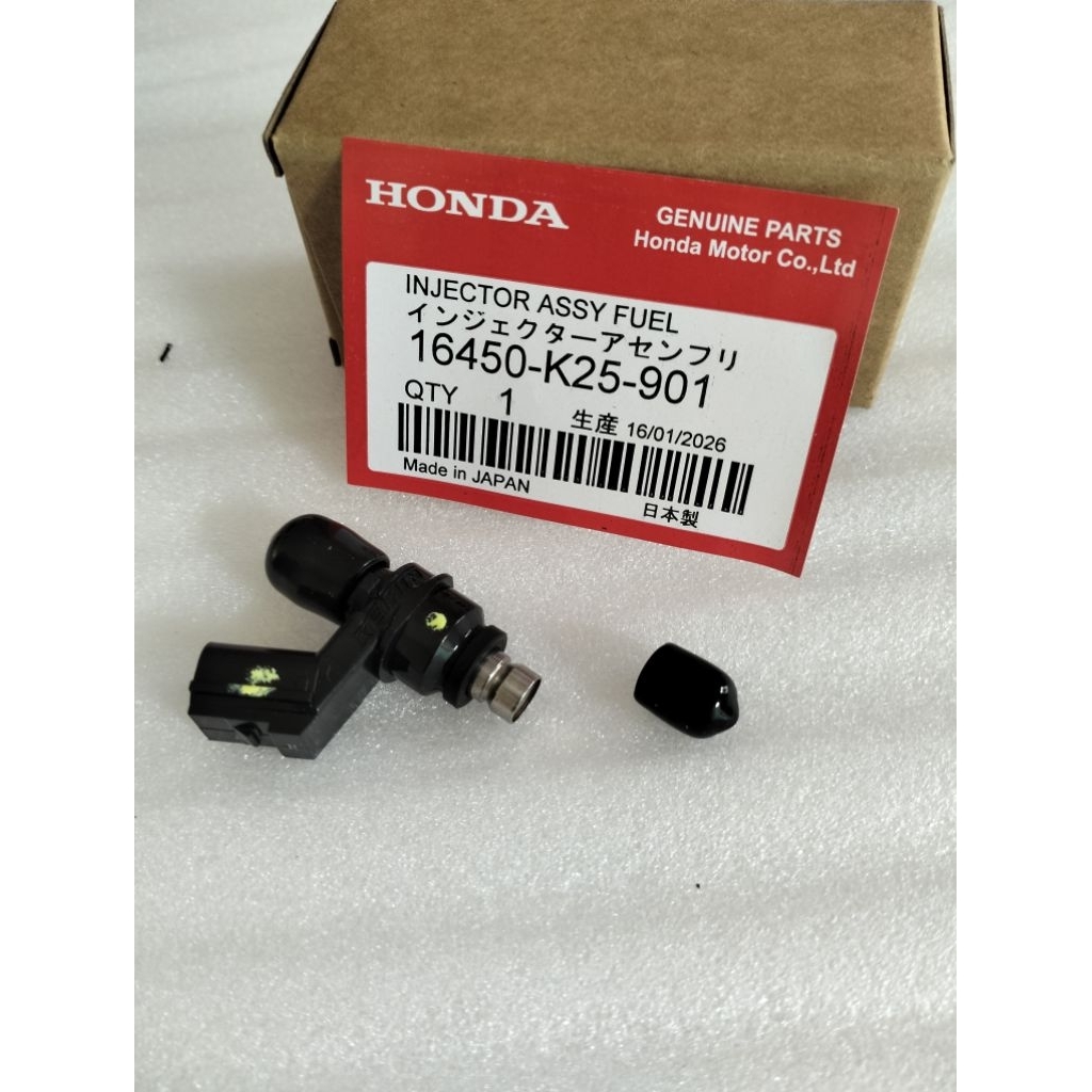 injektor Assy fuel beat fi CBS (2012-2014-Scoopy esp (2015-2017)- 16450-K25-901- original Japan