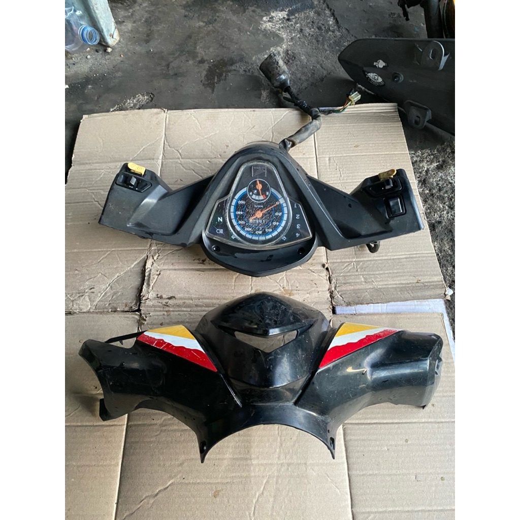 Batok totok depan belakang set spedo dan kabel saklar blade 110 old blade kecil repsol original copo