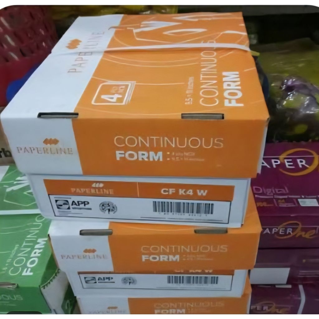 Kertas Continuous Form 4 Ply