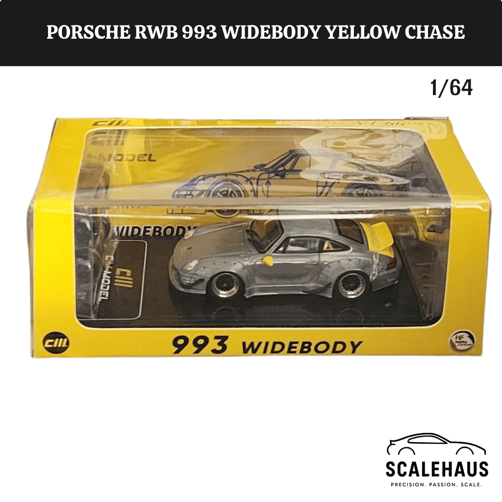 CM Model Porsche RWB 993 Widebody Yellow CHASE