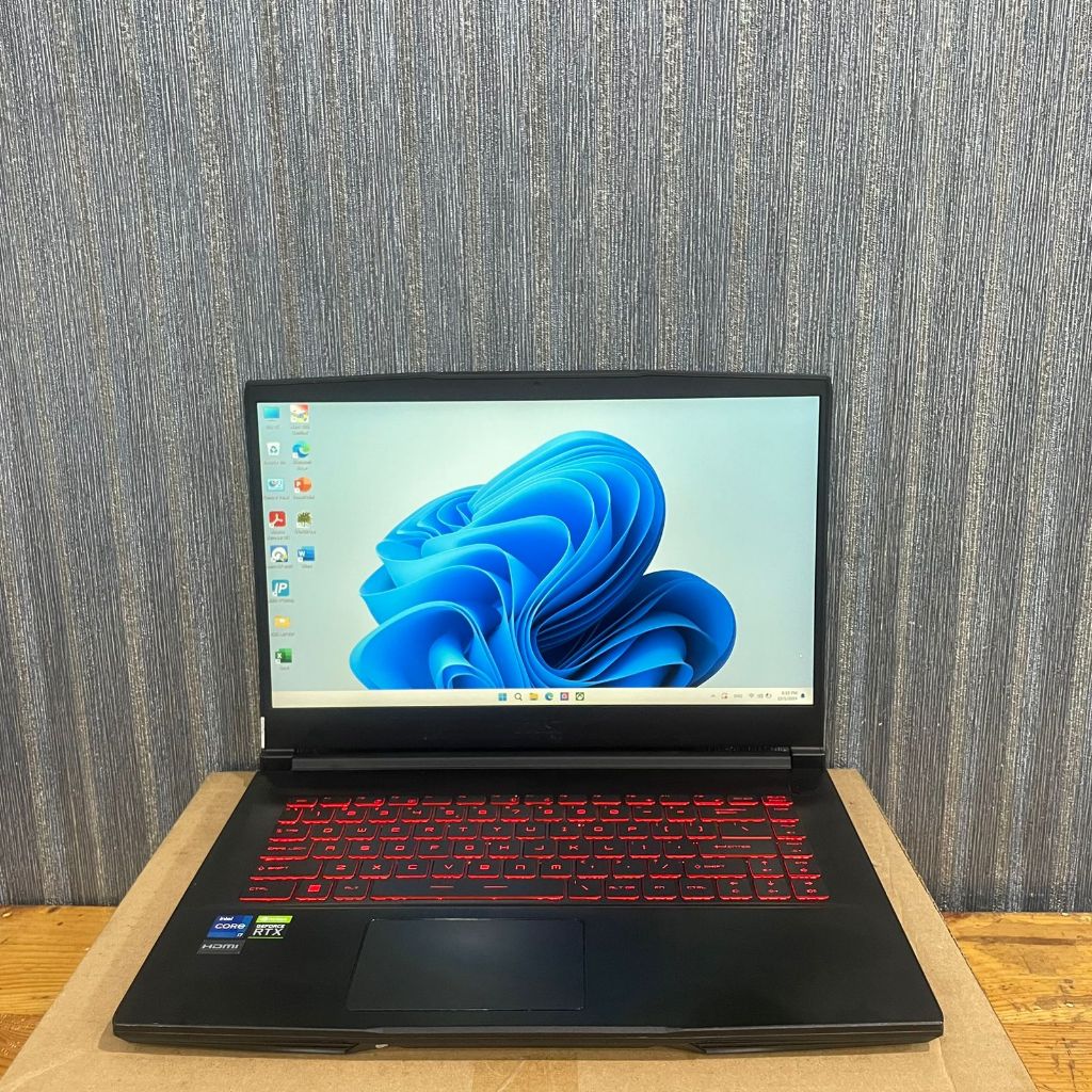 Laptop MSI GF63 Thin 11UC, Intel Core I7- 11800H, Gen 11Th, ##DualVga: - Nvidia GeForce GTX RTX3050 