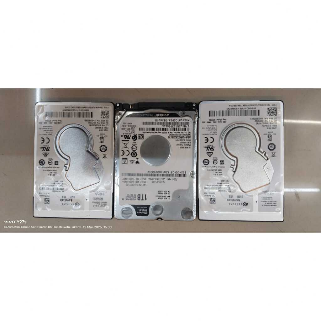 Hardisk Laptop Hardisk Notebook 1TB 1000 GB 2.5" Internal Netbook 1 TB 1000 GB SATA HDD Second BERGA