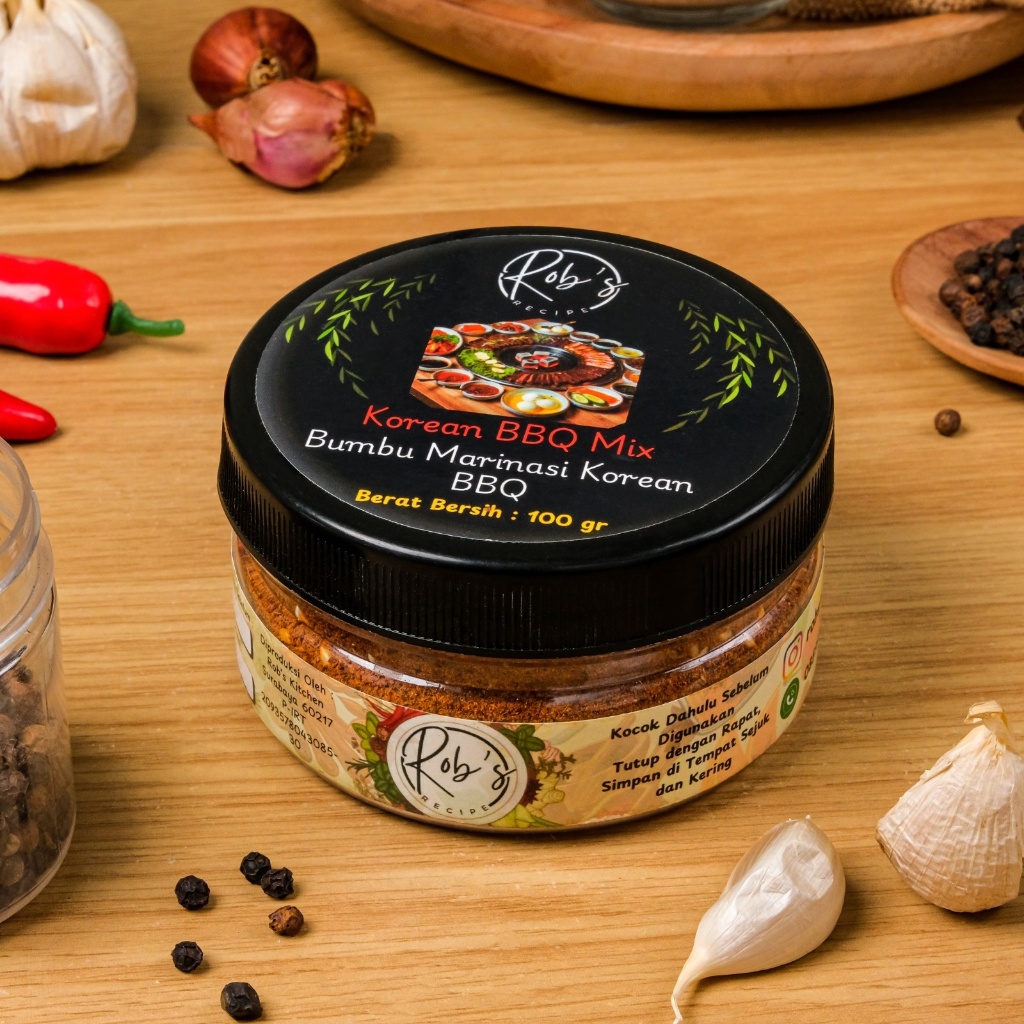 Dry Rub Bumbu Marinasi Instan Korean BBQ / Rob's Recipe Korean BBQ Dry Rub