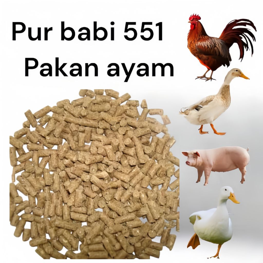 200 Gram Pur Babi  Pakan Unggas Ternak Ayam Bebek Dan lain lainya