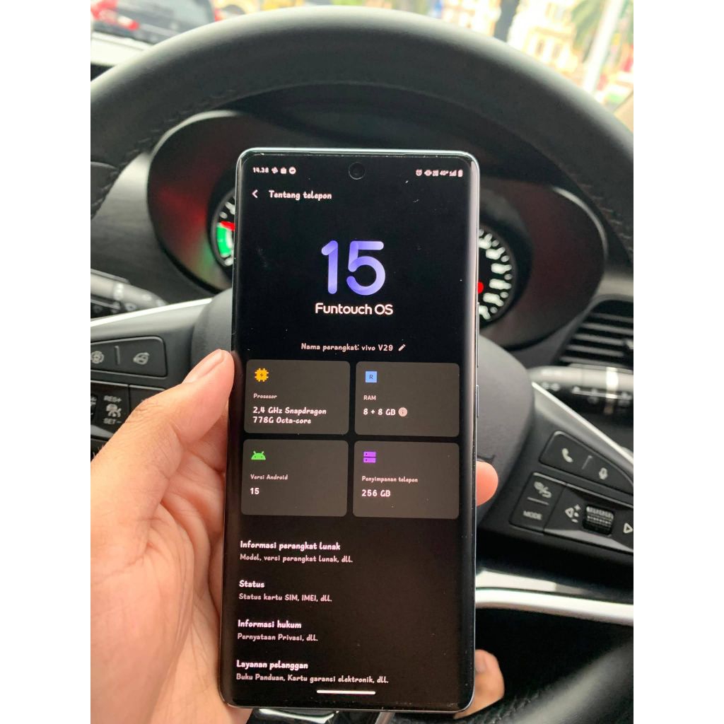 VIVO V29 5G SECOND FULLSET | RAM 8/256GB