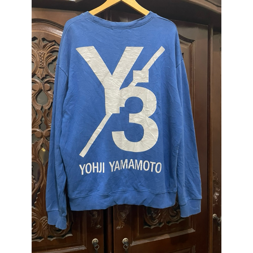 KODE:162-CREWNECK OVERSIZE BIGLOGO BRAND Y3xAdidas